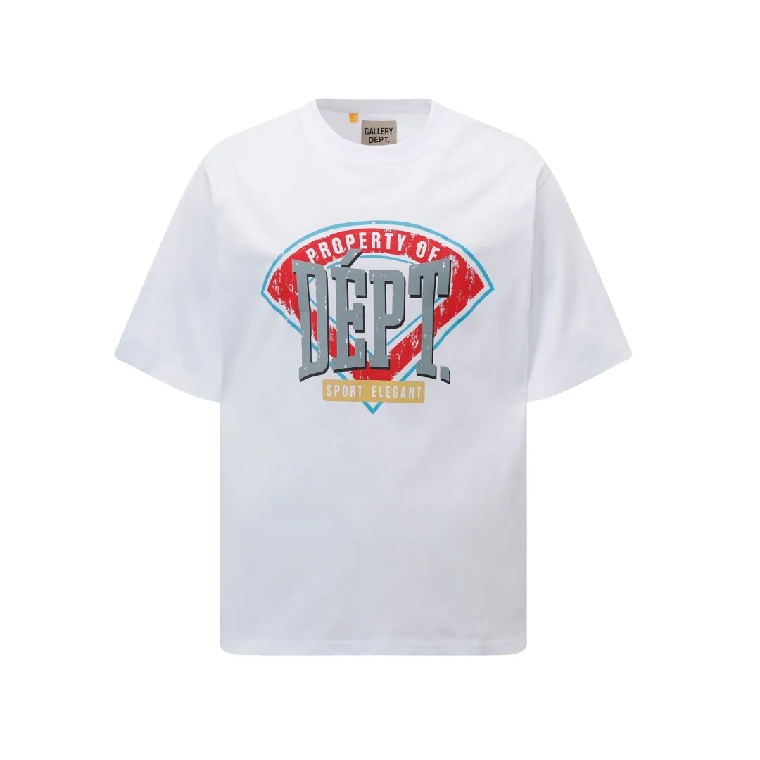 GALLERY.DEPT New Short Sleeve Model Number: 3297P110 Color: White Dark Gray Size: S M L XL
